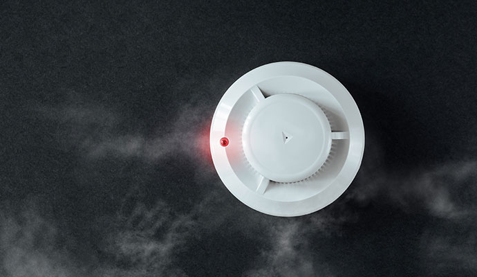 Smoke Detector Red Light Notification for Fire Detect by Ranger American DFW
